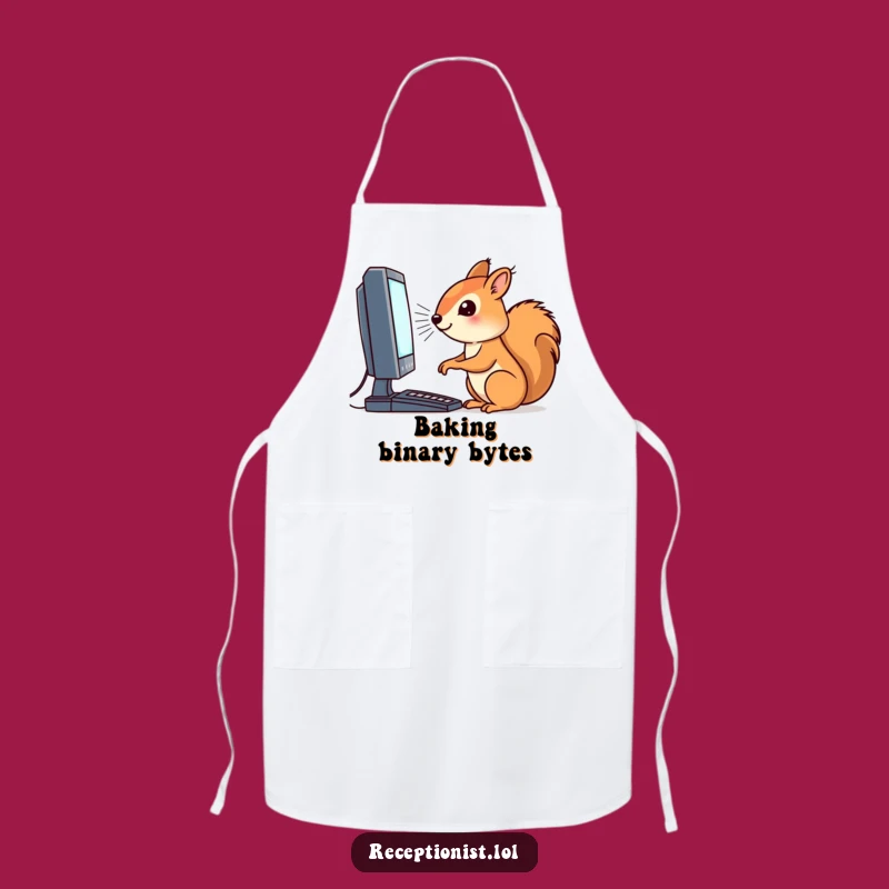 Funny Squirrel Chef Apron - Hilarious Kitchen Tech Gift for Cooks