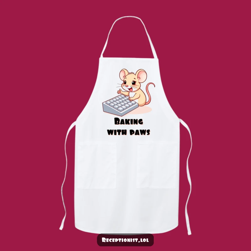 Funny Mouse Keyboard Apron: Hilarious Kitchen or Workspace Wear