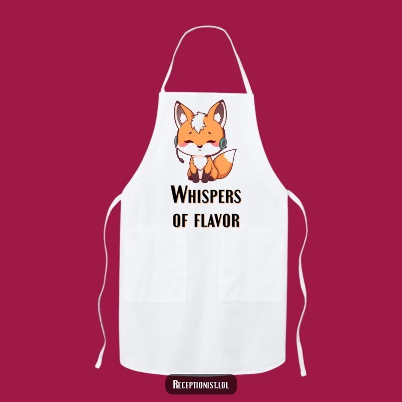 Funny Fox Apron: Curious Chef's Listener, a Hilarious Kitchen Gift