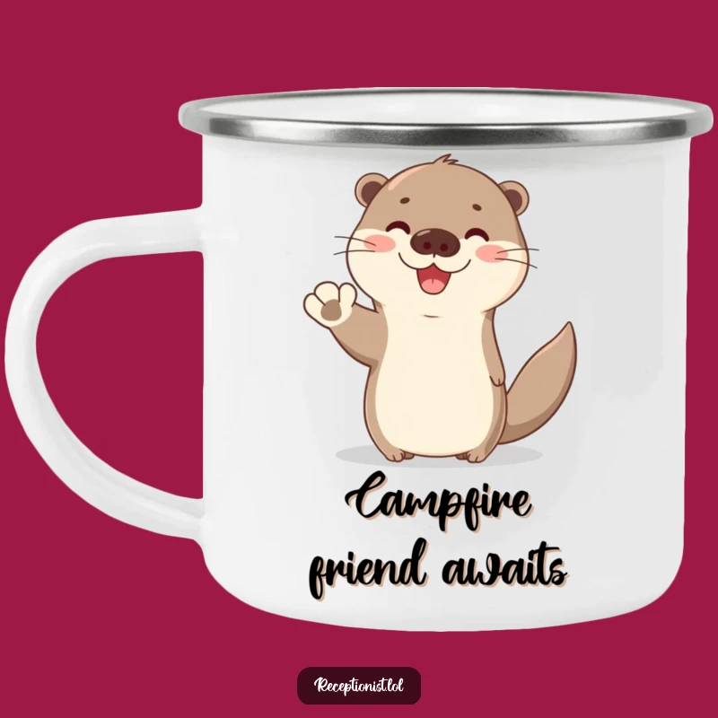 Funny Otter Campfire Mug: A Hilarious Gift for Friendly Outdoor Gatherings