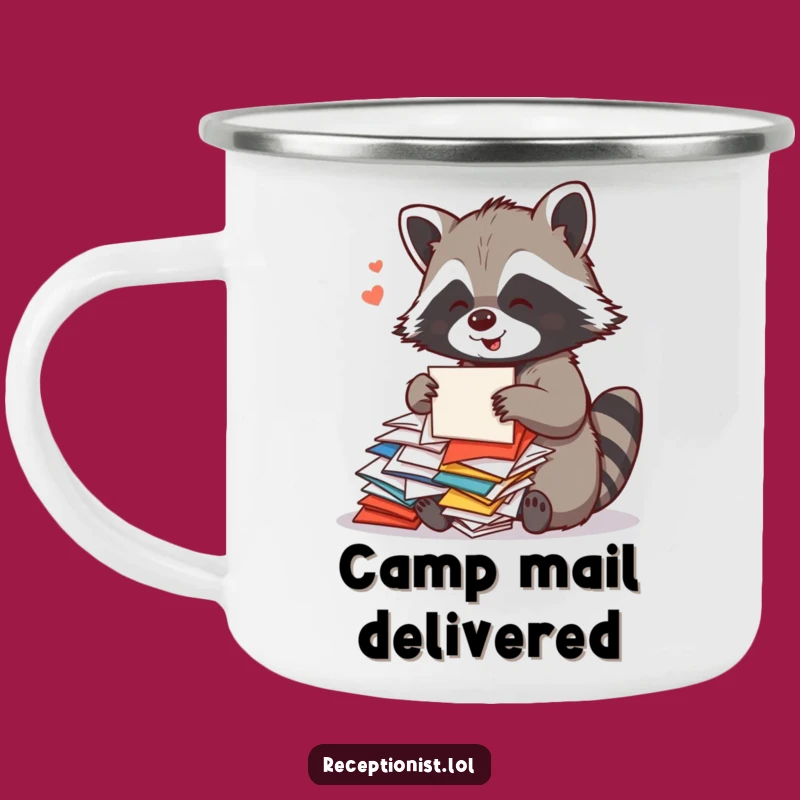 Funny Raccoon Campfire Mug: Hilarious Gift for Organized Outdoor Adventures