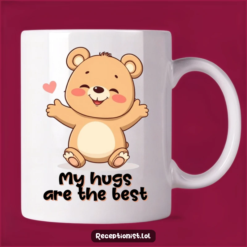 Funny Giggling Bear Cub Mug: Adorable Welcome Gift for Animal Lovers