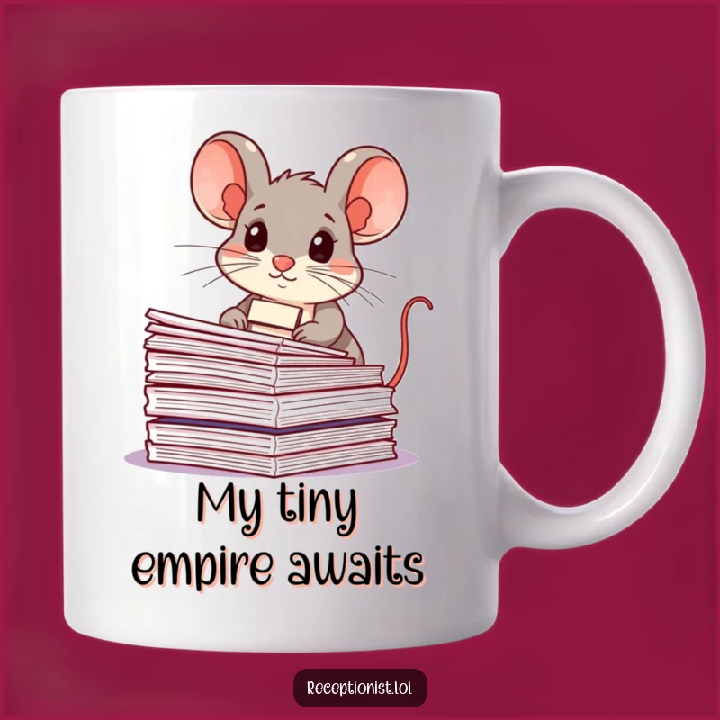 Funny Mouse Office Hero Mug: The Perfect Gift for the Organized Workaholic