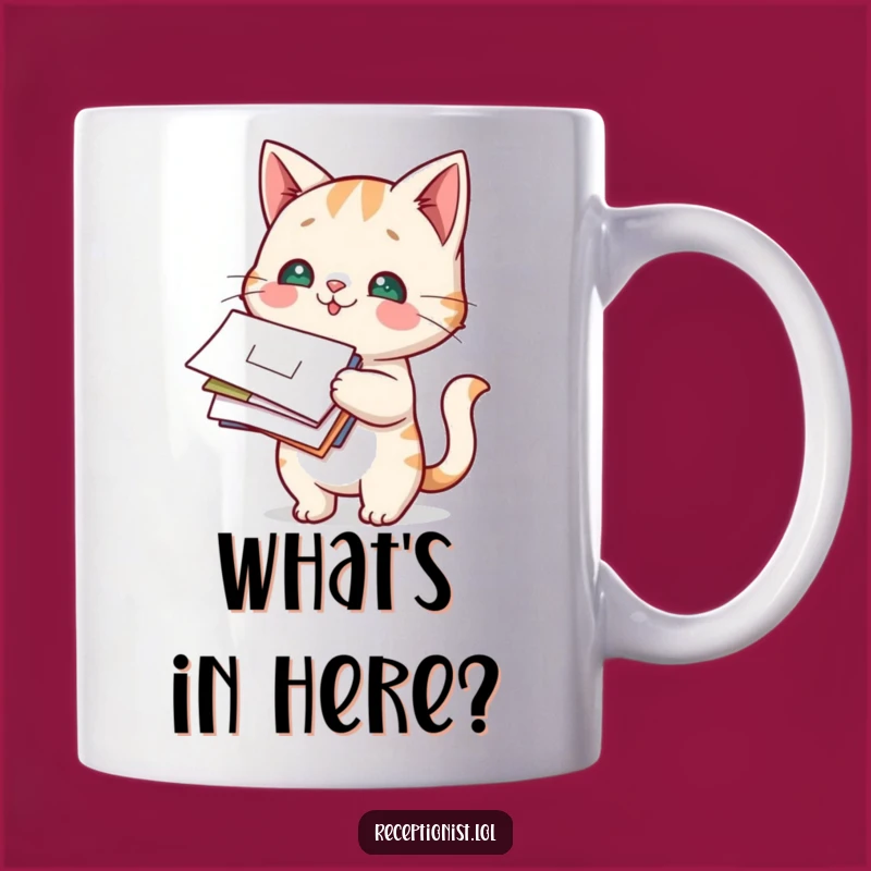 Funny Cat Mail Carrier Mug - Hilarious 'Package Paws' Gift