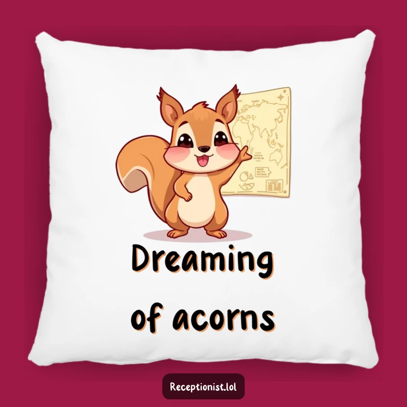 Funny Squirrel Travel Pillow: A Soft and Hilarious Gift for Cozy Journeys