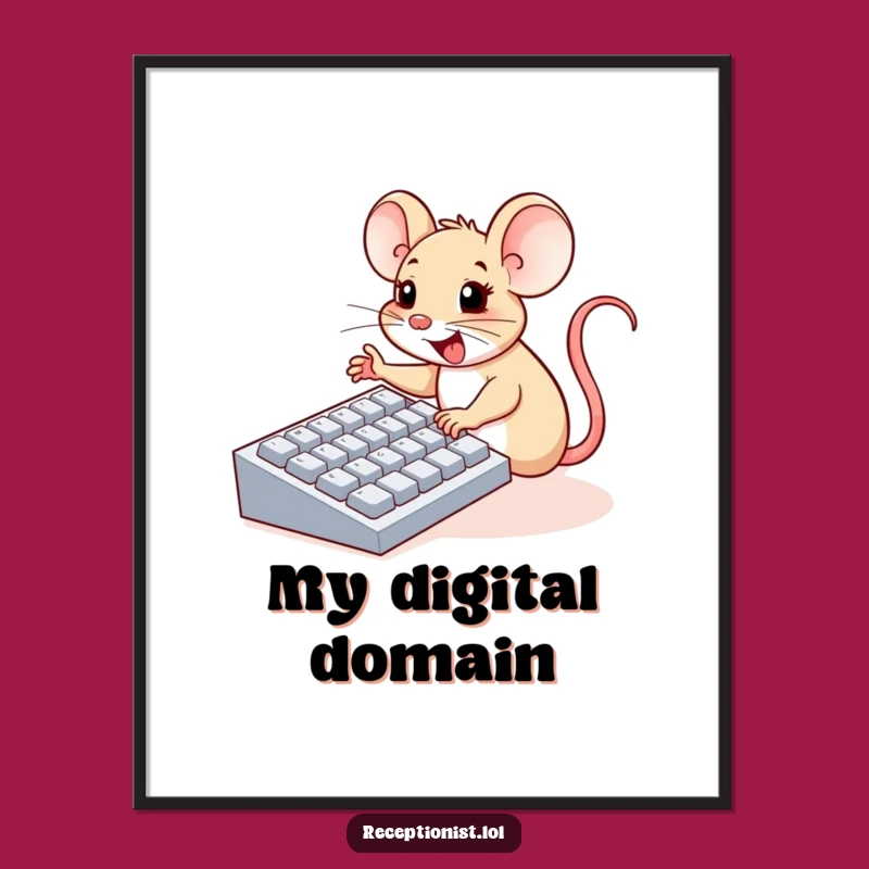 Funny Mouse Keyboard Digital Art: Instantly Hilarious Decor