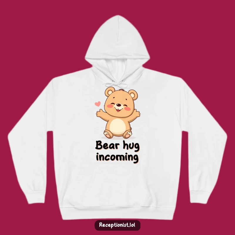 Cozy Funny Bear Cub Hoodie: Giggle and Welcome in Warmth, Perfect Gift