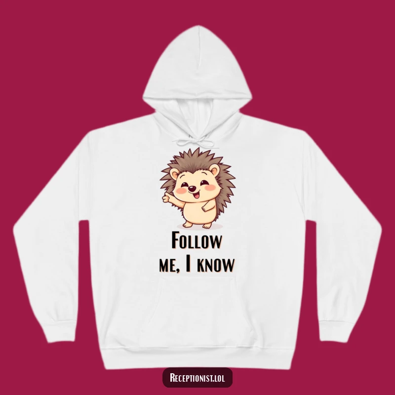 Cozy Funny Hedgehog Hoodie - Warm & Hilarious Animal Lover Gift