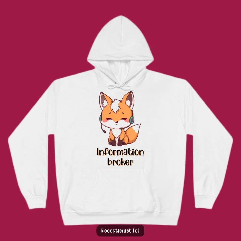 Funny Fox Hoodie: Cozy Listener Comfort, a Hilarious Gift for Cold Days