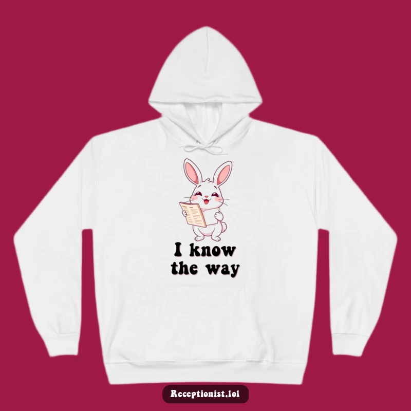 Funny Rabbit Hoodie: Cozy and Hilarious Cartoon Apparel for the Organized