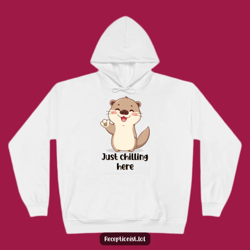 Funny Otter Cozy Hoodie: The Warmest and Friendliest Hilarious Gift