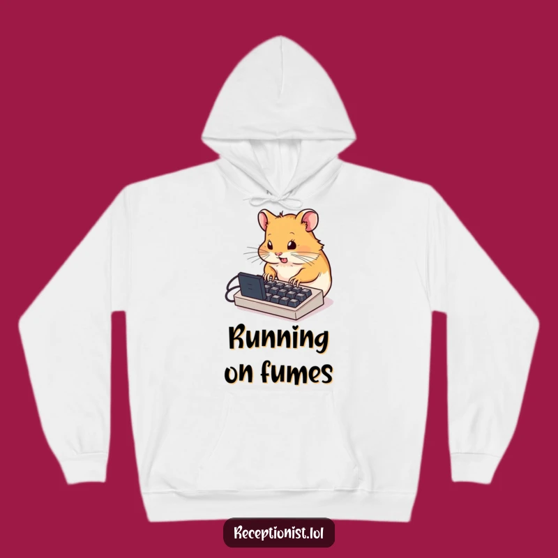 Funny Hamster Hoodie: Cozy & Determined, a Hilarious Gift for Winter