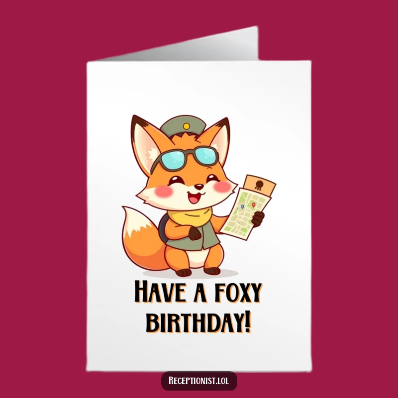 Free Printable Fox Birthday Card: Fun Downloadable Adventure Gift