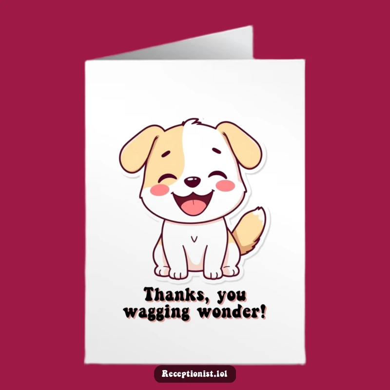 Free Printable Thank You Card: Amusing Dog Thanks, Fun Downloadable Gift!