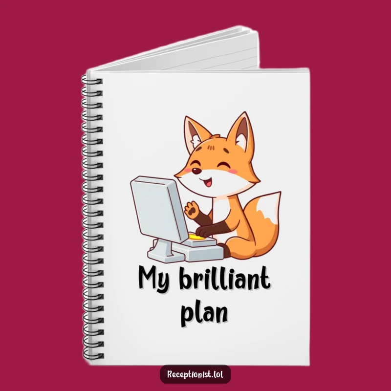 Funny Fox Notebook: Hilarious Cartoon for Jotting Down Tech Ideas