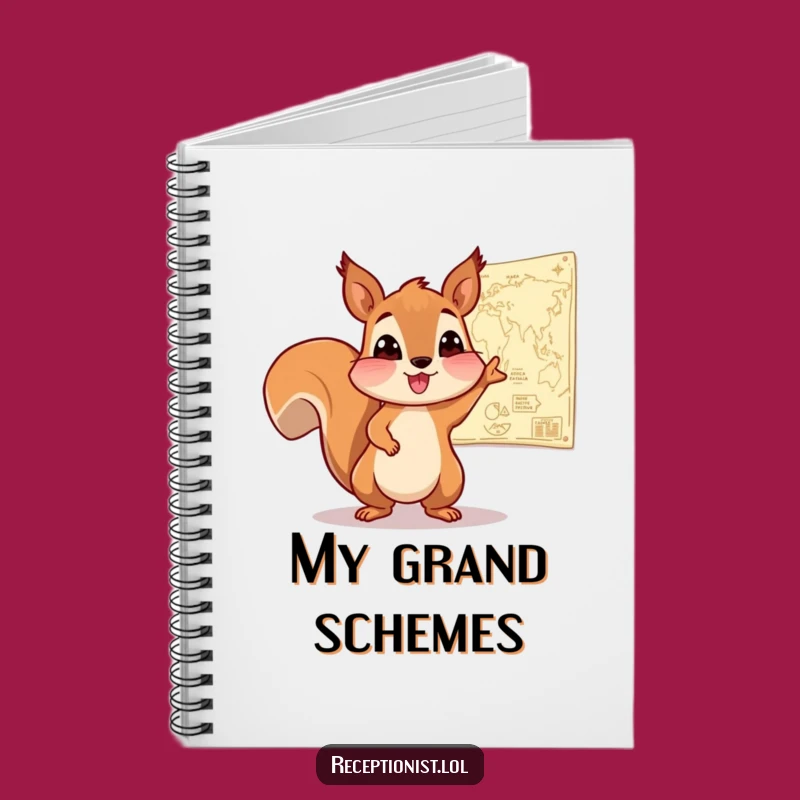 Funny Squirrel Adventure Notebook: Hilarious Gift for Planning Expeditions