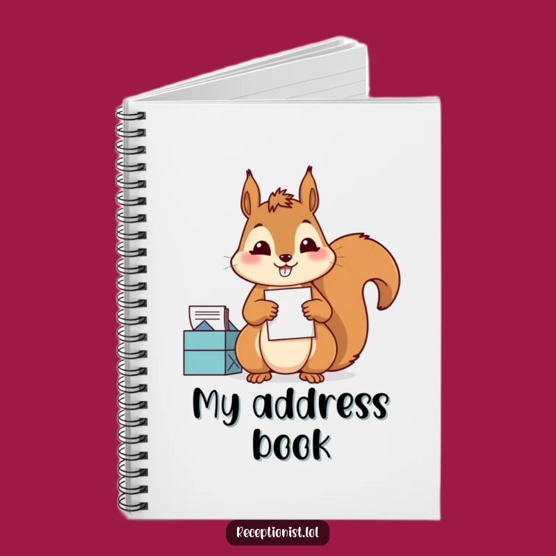 Funny Squirrel Mail Sorter Notebook: Organize Your Thoughts with Flair!