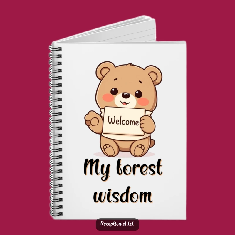 Funny Bear Welcoming Notebook: Hilarious Journal for Kind Souls
