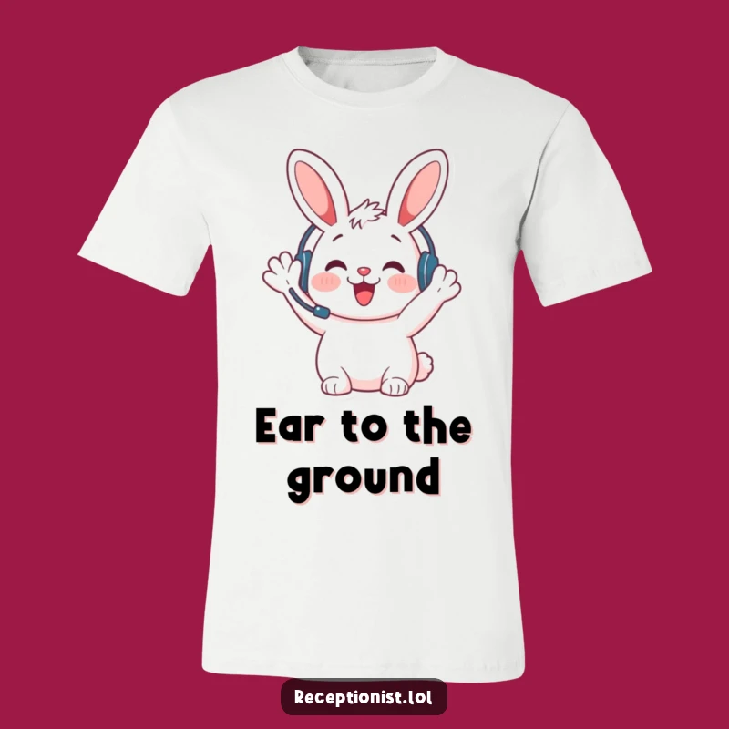 Funny Bunny Greeting T-Shirt: Adorable and Hilarious Welcome Tee for All!