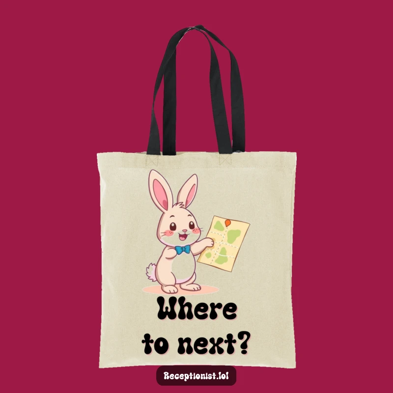 Funny Bunny Tote Bag: Travel Companion, a Hilarious Gift for Shoppers