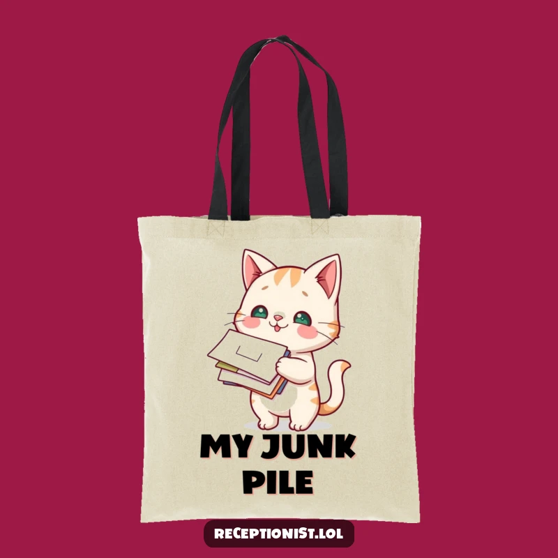 Funny Cat Mail Carrier Tote Bag - Hilarious 'Package Paws' Carry-All