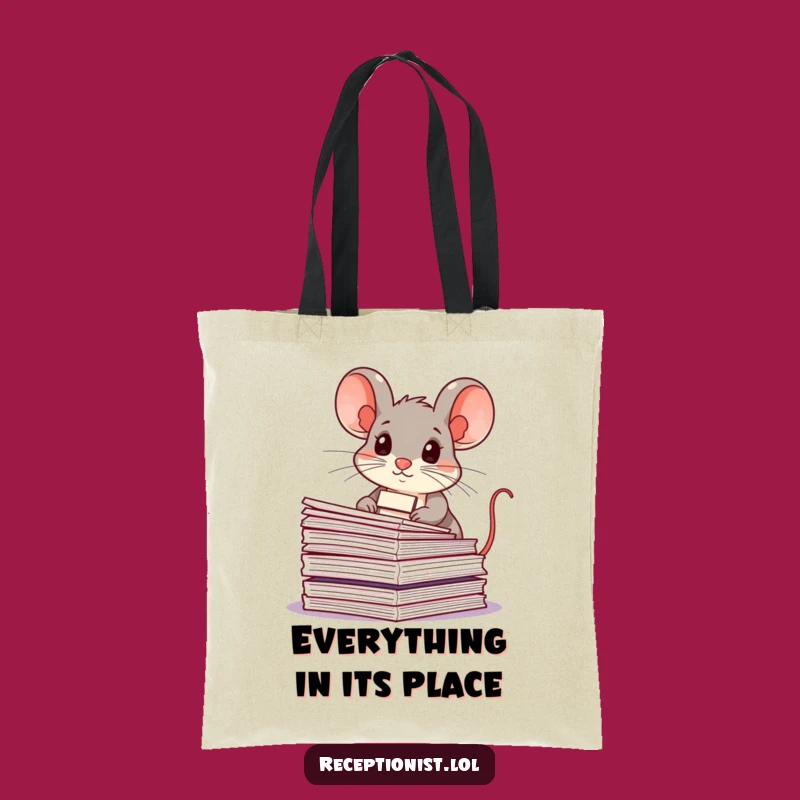 Funny Mouse Tote Bag: Carry Your Essentials with Hilarious Organization Power