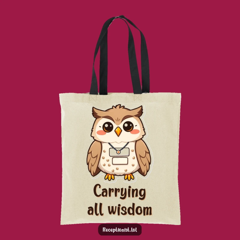 Proud Owl Tote Bag: Funny & Wise Gift for Everyday Carry